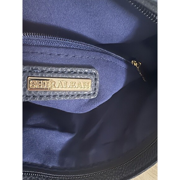 Shiraleah Dark Blue Fold Over Clutch Purse Beaded Braided Tassel Anthropologie - Picture 9 of 15